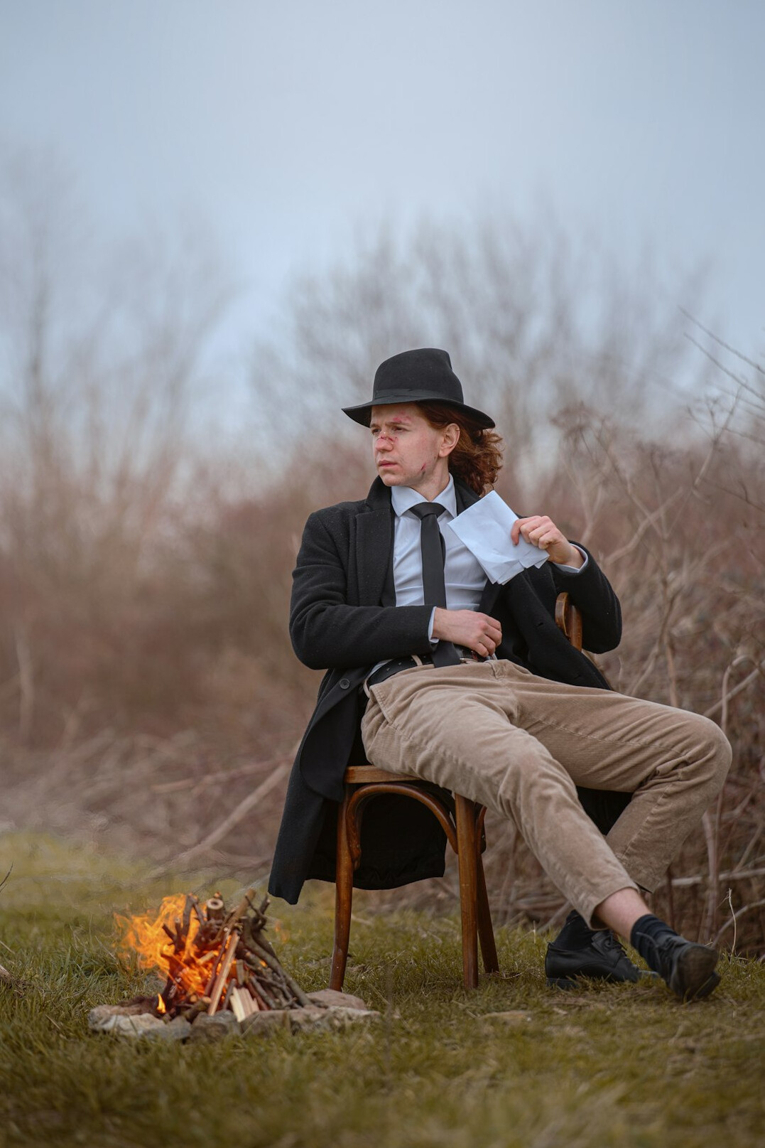 Studio portrait of a young Uruguayan man historian