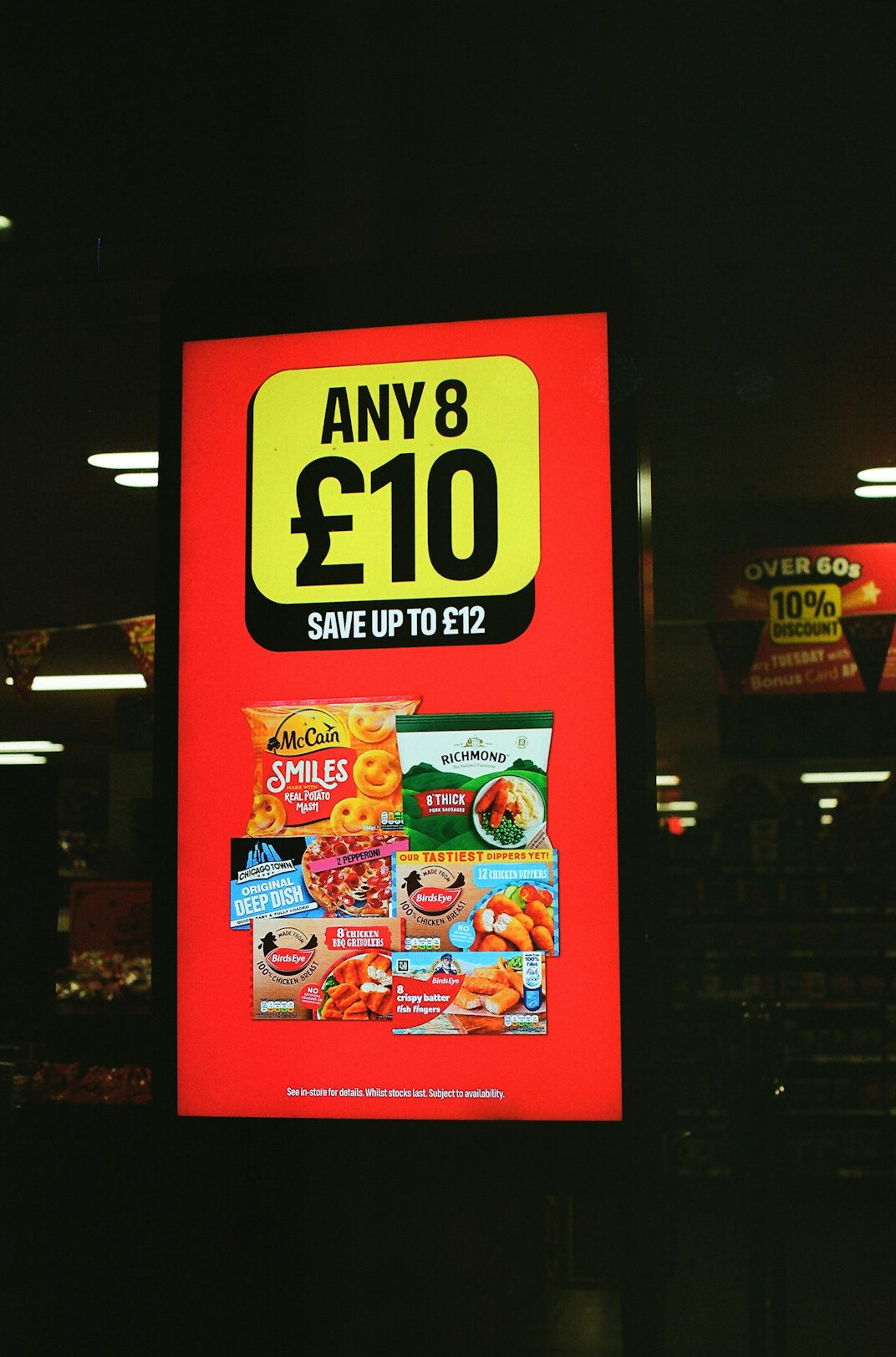 family shopping in supermarket